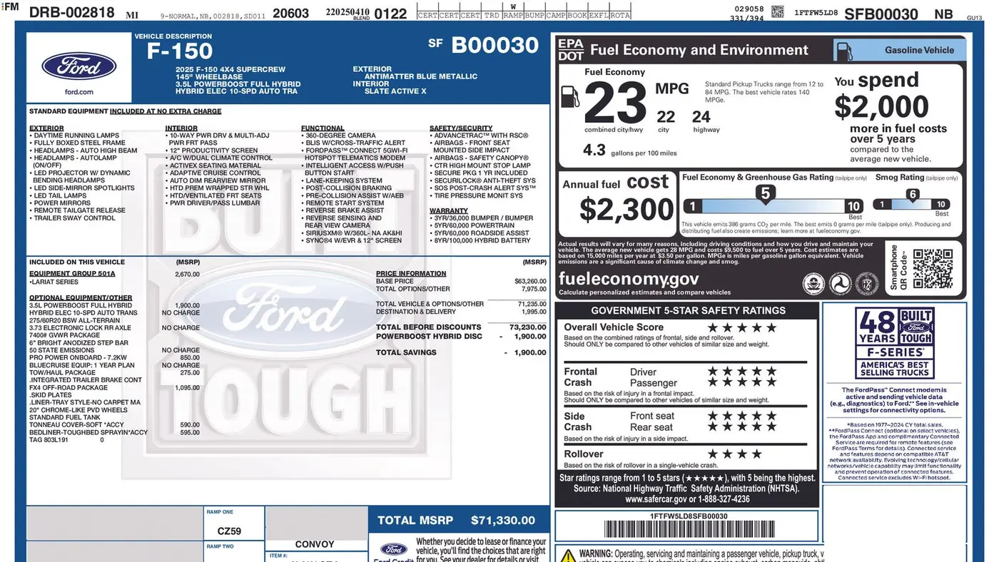 2025 Ford F-150 Lariat