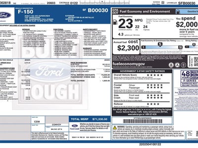 2025 Ford F-150 4X4 Lariat 4DR Supercrew 5.5 FT. SB
