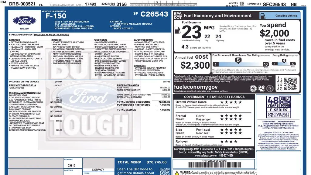 2025 Ford F-150 Lariat