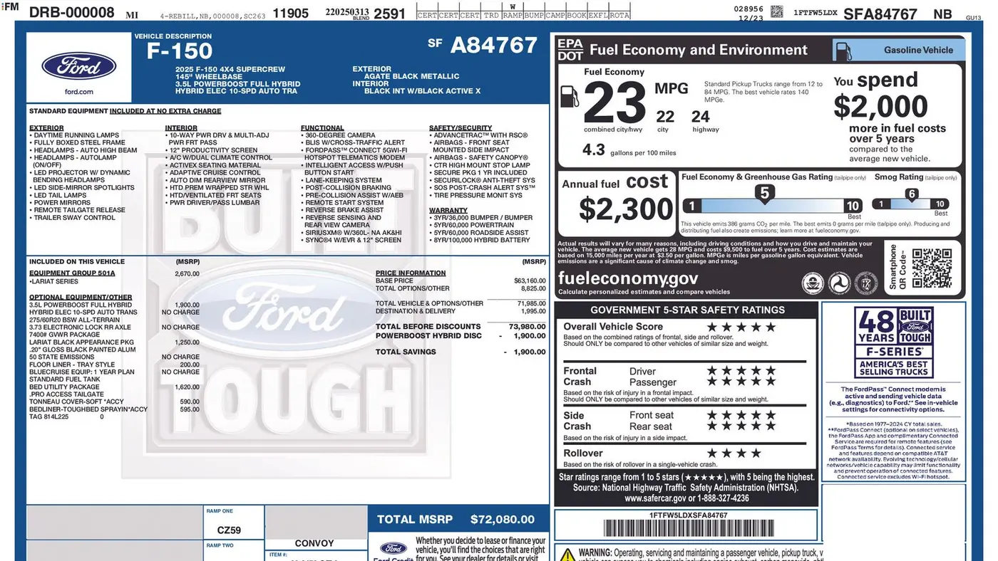 2025 Ford F-150 Lariat