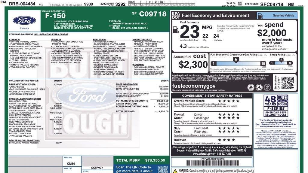 Preowned 2025 Ford F-150 Lariat for Sale