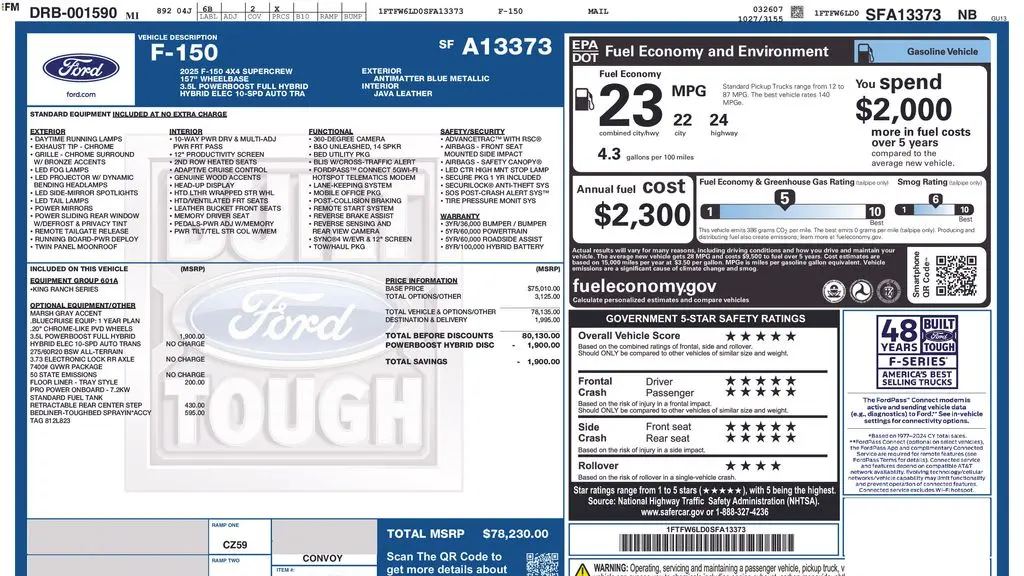 2025 Ford F-150 King Ranch