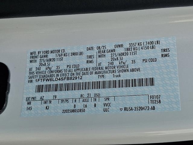 2025 Ford F-150 - $63,997