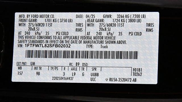 2025 Ford F-150 Platinum