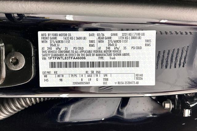 2026 Ford F-150 - $70,499