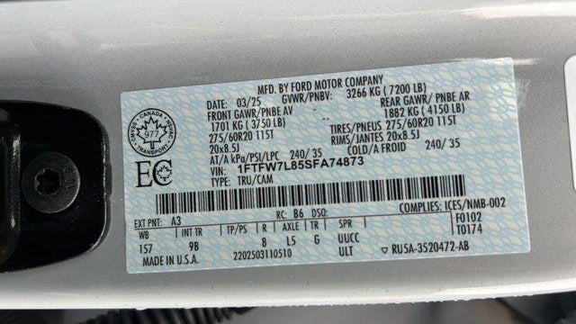 2025 Ford F-150 Platinum