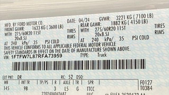 2024 Ford F-150 Platinum