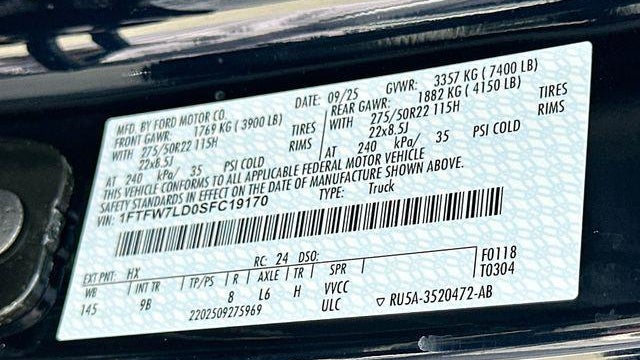 2025 Ford F-150 Platinum