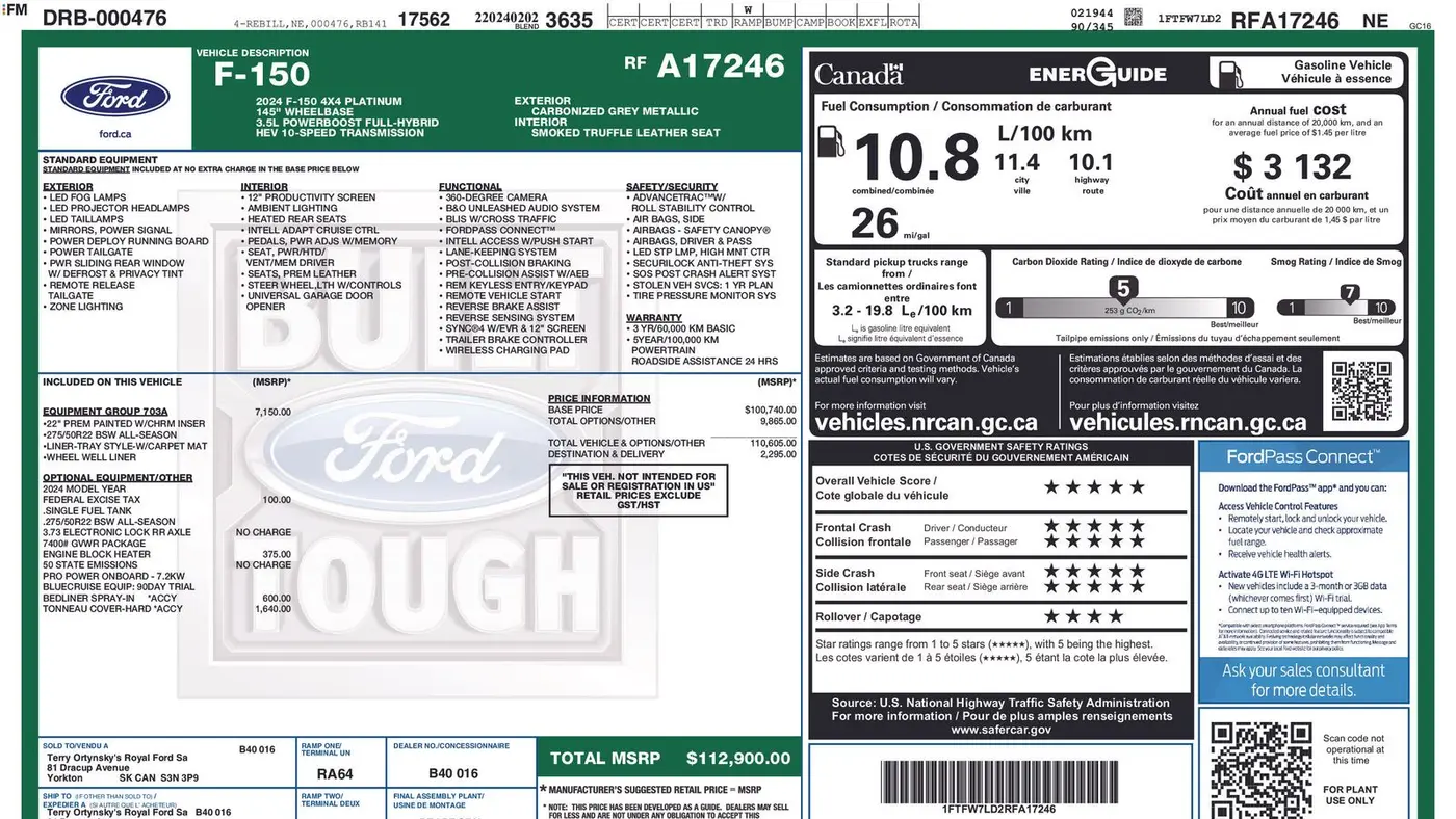 2024 Ford F-150 Platinum