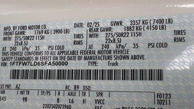 2025 Ford F-150 Platinum