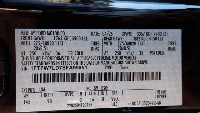 2025 Ford F-150 Platinum