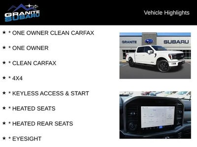 2025 Ford F-150 4X4 Platinum 4DR Supercrew 5.5 FT. SB