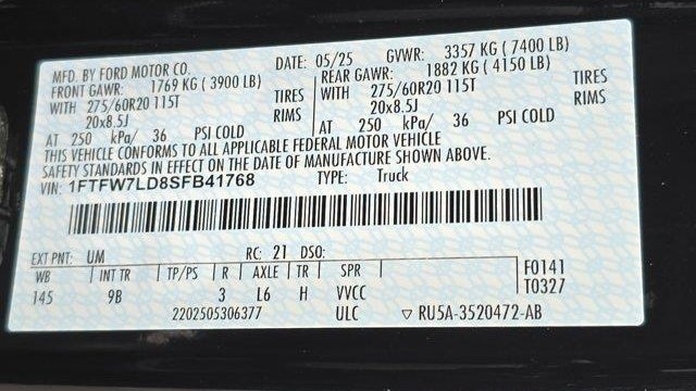 2025 Ford F-150 Platinum