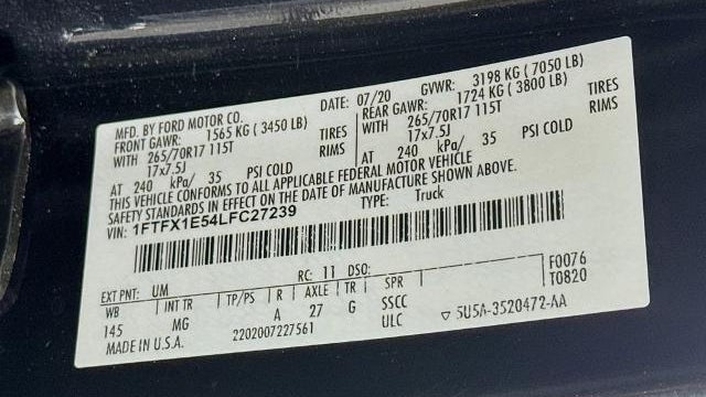 2020 Ford F-150 XL