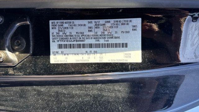 2018 Ford F-150 Lariat