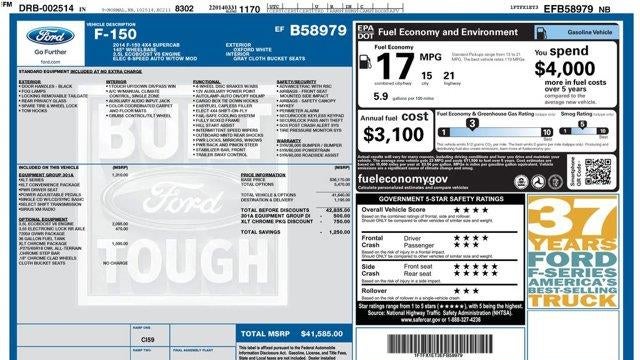 2014 Ford F-150 FX4