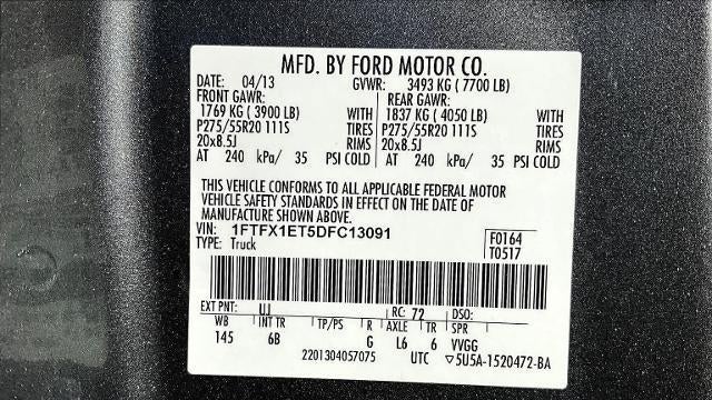 2013 Ford F-150 Lariat