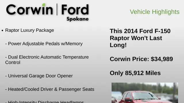 2014 Ford F-150 SVT Raptor