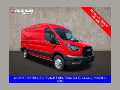 Photo of a 2024 Ford Transit 350 HD 3DR LWB Medium Roof SRW Cargo Van for sale