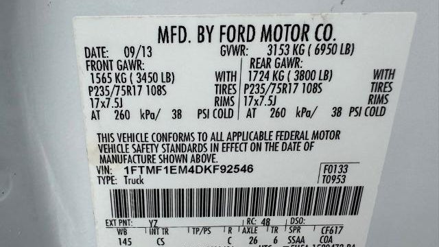 2013 Ford F-150 STX
