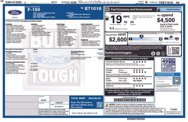 2026 Ford F-150 - $52,867