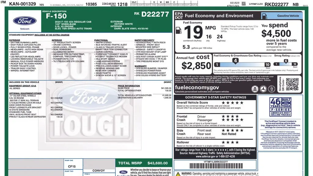 2024 Ford F-150 XL