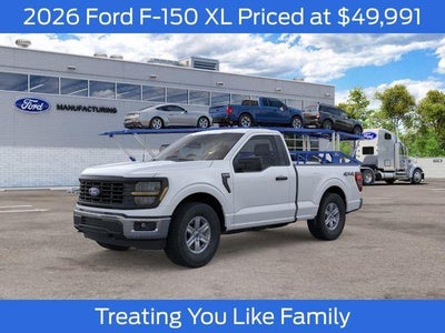 2026 Ford F-150 4X4 XL 2DR Regular Cab 8 FT. LB