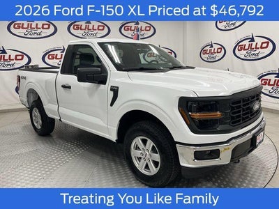 2026 Ford F-150 4X4 XL 2DR Regular Cab 8 FT. LB