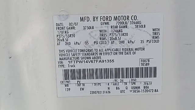 2007 Ford F-150 XLT