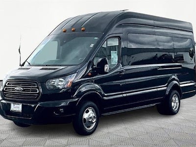 Photo of a 2018 Ford Transit 350 HD 3DR LWB High Roof DRW Extended Cargo Van W/Sliding Passenger Side Door And 10360 LB. Gvwr for sale