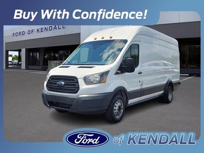 Photo of a 2018 Ford Transit 350 HD 3DR LWB High Roof DRW Extended Cargo Van W/Sliding Passenger Side Door And 10360 LB. Gvwr for sale