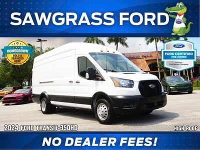 2024 Ford Transit 350 HD 3DR LWB High Roof DRW Extended Cargo Van W/11000 LB. Gvwr