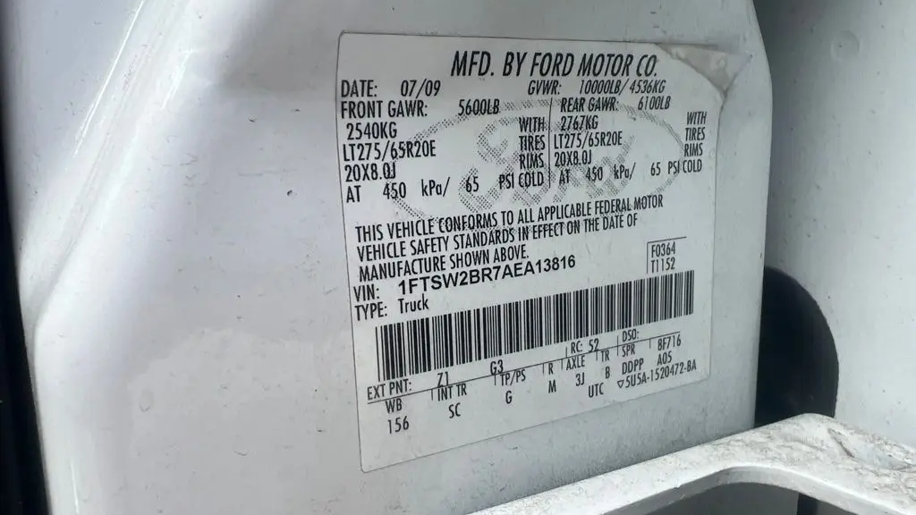 2010 Ford F-250 Super Duty XLT