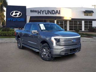 2023 Ford F-150 Lightning with Carbonized Gray Metallic Exterior