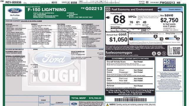 2023 Ford F-150 Lightning Pro