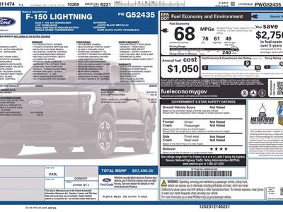 2023 Ford F-150 Lightning AWD XLT 4DR Supercrew 5.5 FT. SB