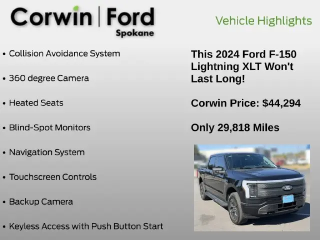 2024 Ford F-150 - $44,294