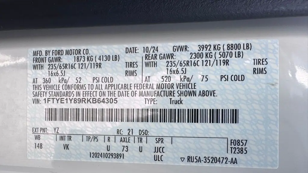 2024 Ford Transit 150