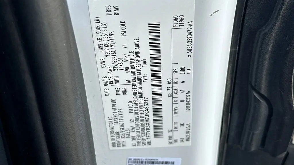 2018 Ford Transit 250