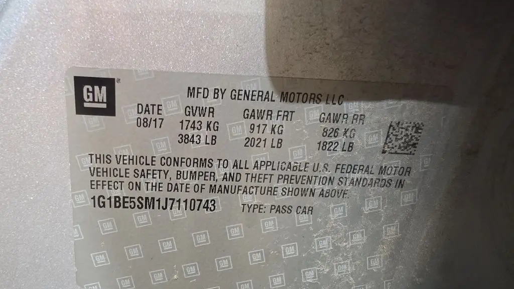 2018 Chevrolet Cruze LT Auto