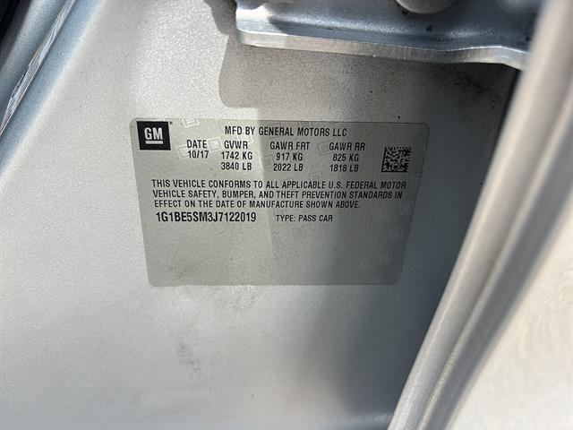 2018 Chevrolet Cruze - $9,900