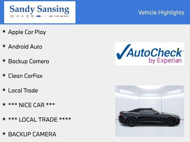 2023 Chevrolet Camaro - $24,805