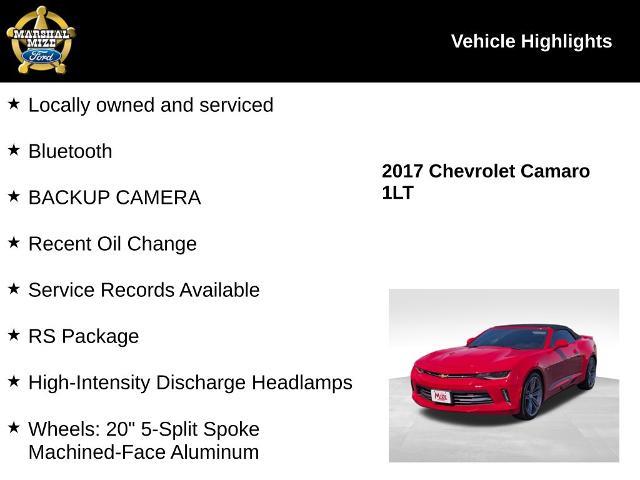 2017 Chevrolet Camaro - $16,995