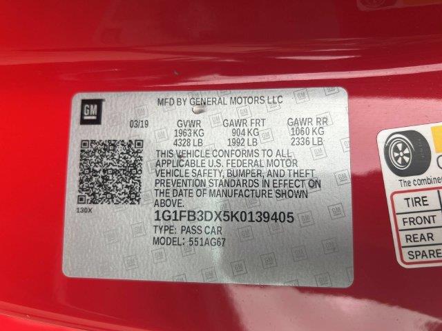 2019 Chevrolet Camaro - $18,000
