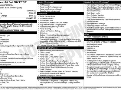 2023 Chevrolet Bolt EUV LT 4DR Hatchback