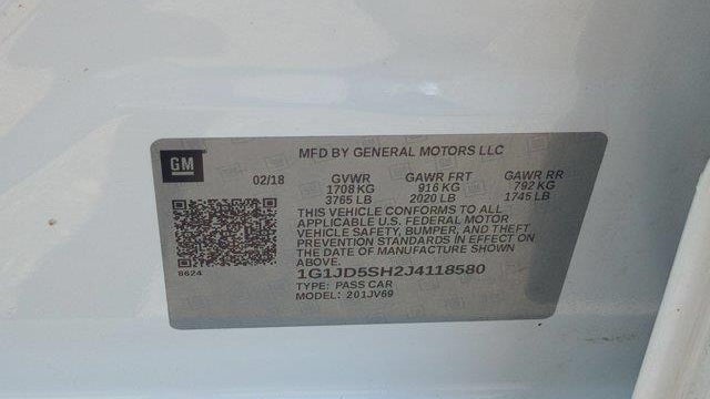 2018 Chevrolet Sonic LT Auto