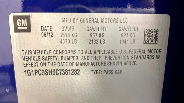 2012 Chevrolet Cruze LS