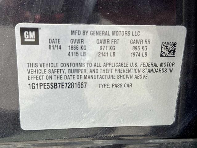 2014 Chevrolet Cruze - $2,275