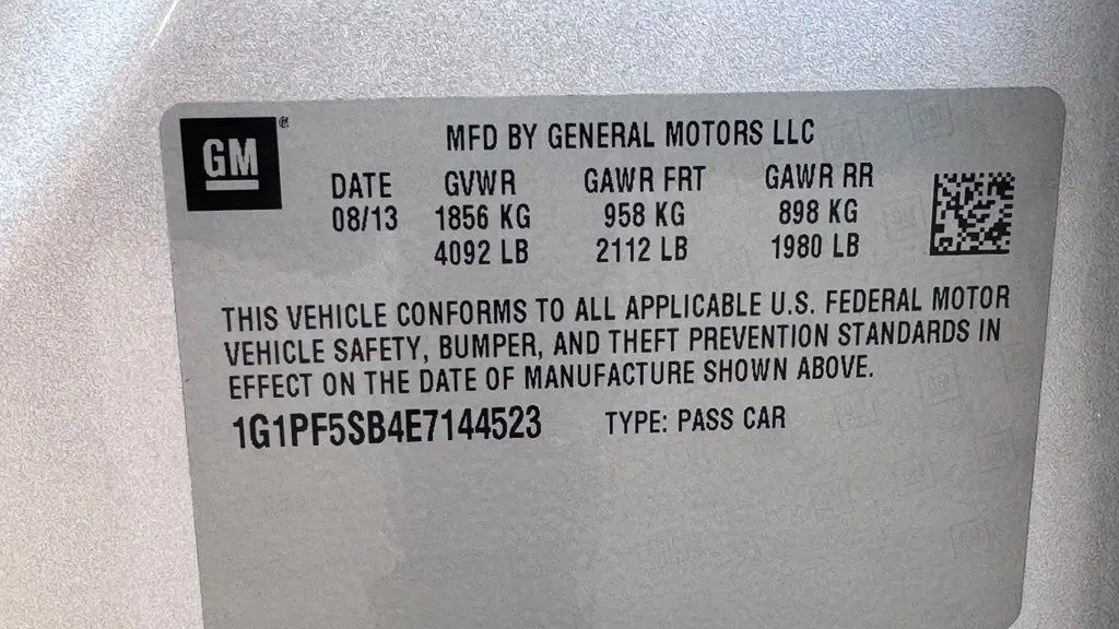2014 Chevrolet Cruze 2LT Manual