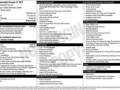 Photo of a 2011 Chevrolet Cruze LT 4DR Sedan W/2LT for sale